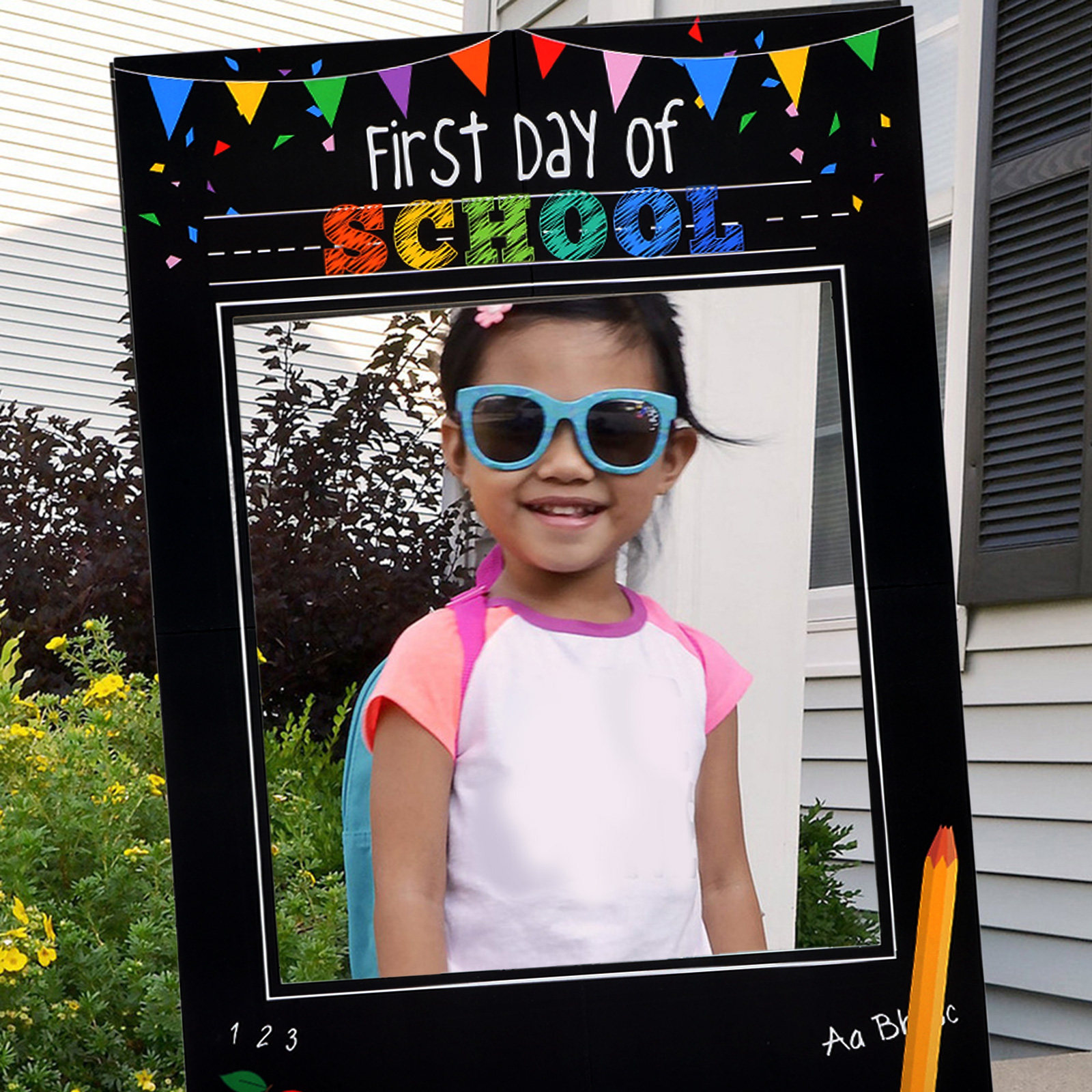 Photo Booth Frame - Photo Props Paper Frame Bright Color