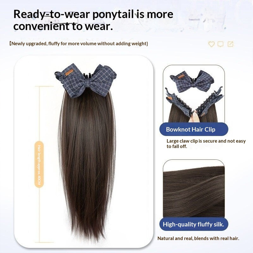 16 Inch Bow Decor Ponytail Syn - Event Suppliers ulasan dan harga