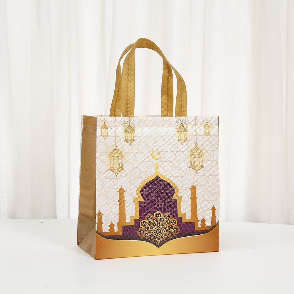 6Pcs Eid Mubarak Theme Non-Wov - Event Party Shop ulasan dan harga