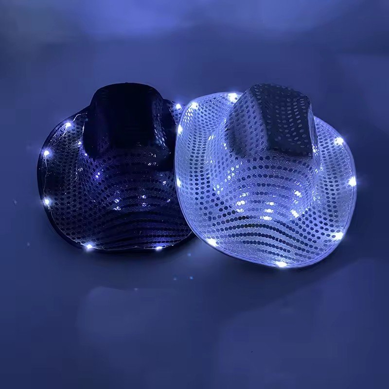 Blinky LED Light Cowboy Cowgir - Party Hat Cone ulasan dan harga
