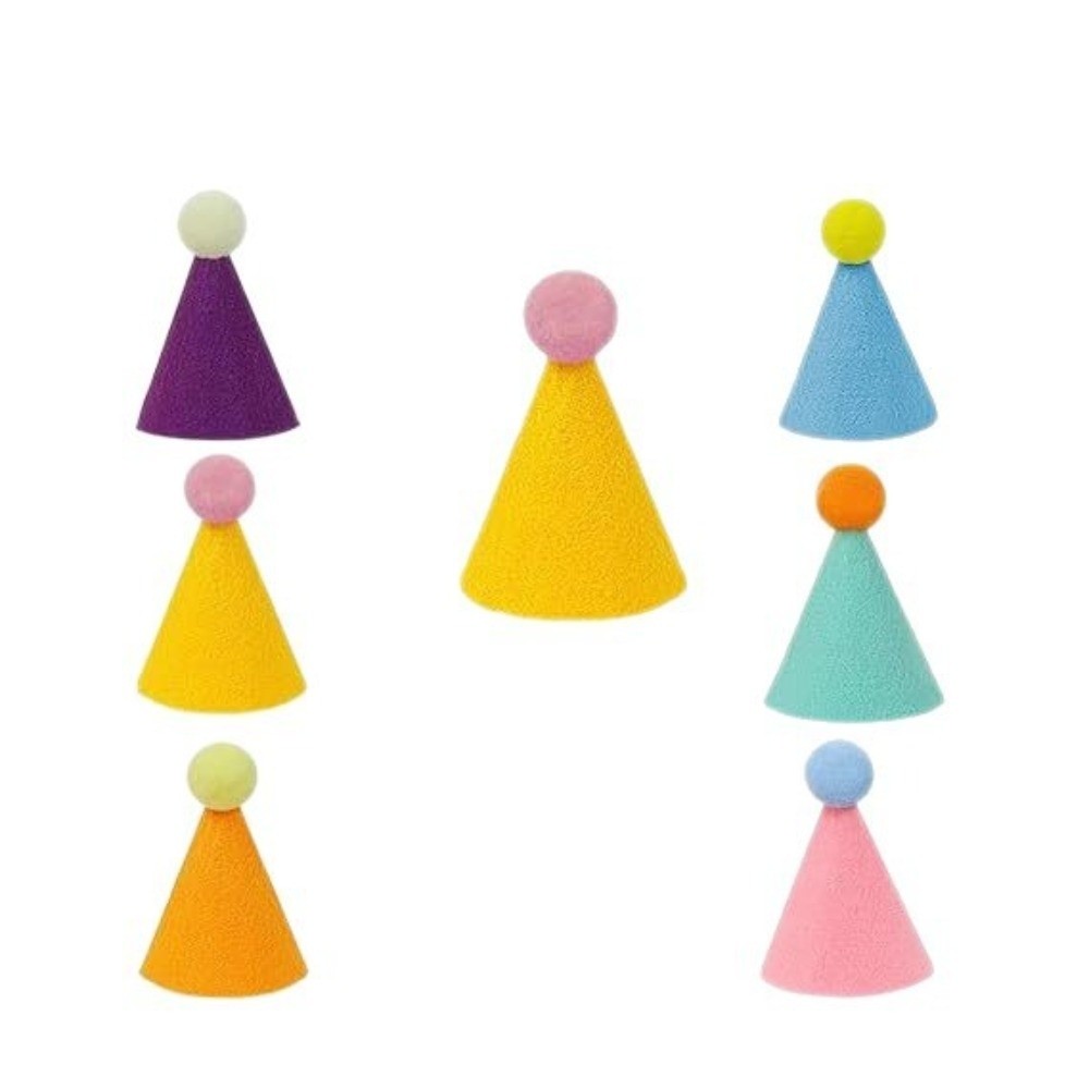 6/12pcs Cute Mini Pet Party Ha - Party Hat Cone ulasan dan harga