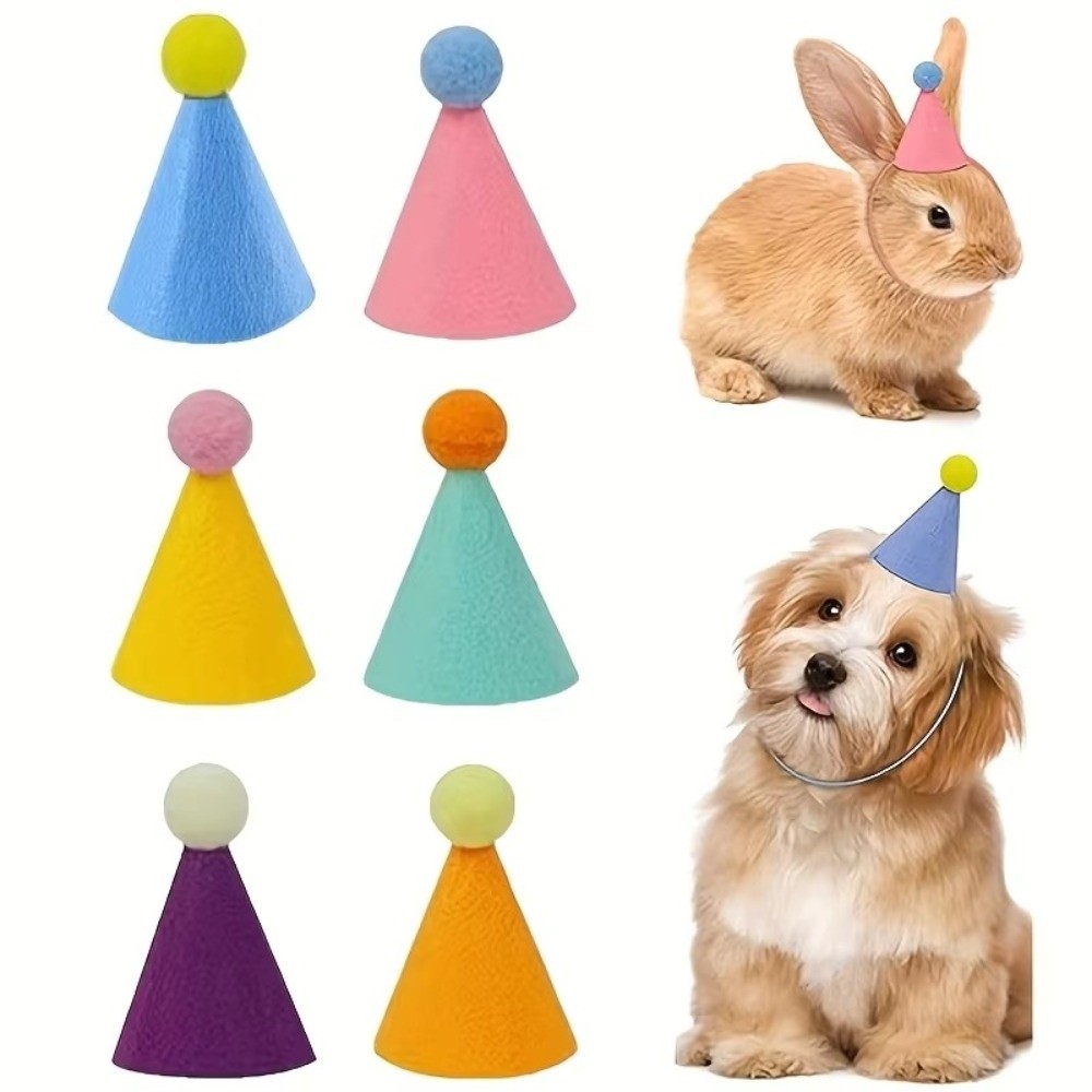New 6pcs Set Mini Party Hats L - Party Hat Cone ulasan dan harga