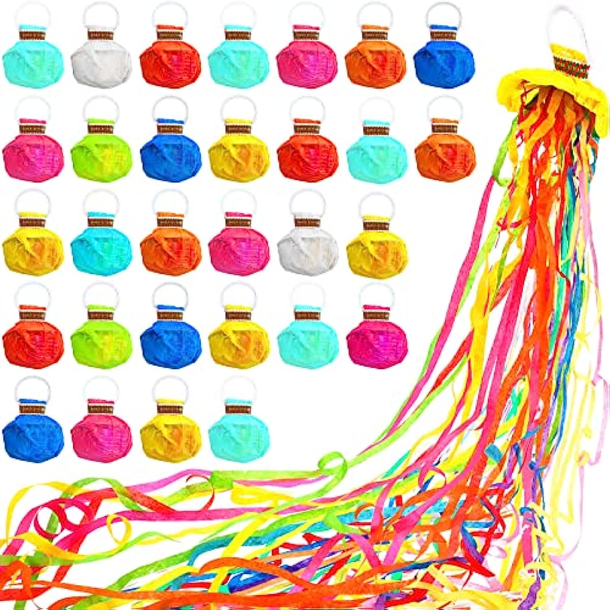 10Pcs Poppers Hand Throw Strea - Confetti Cannon Tube ulasan dan harga