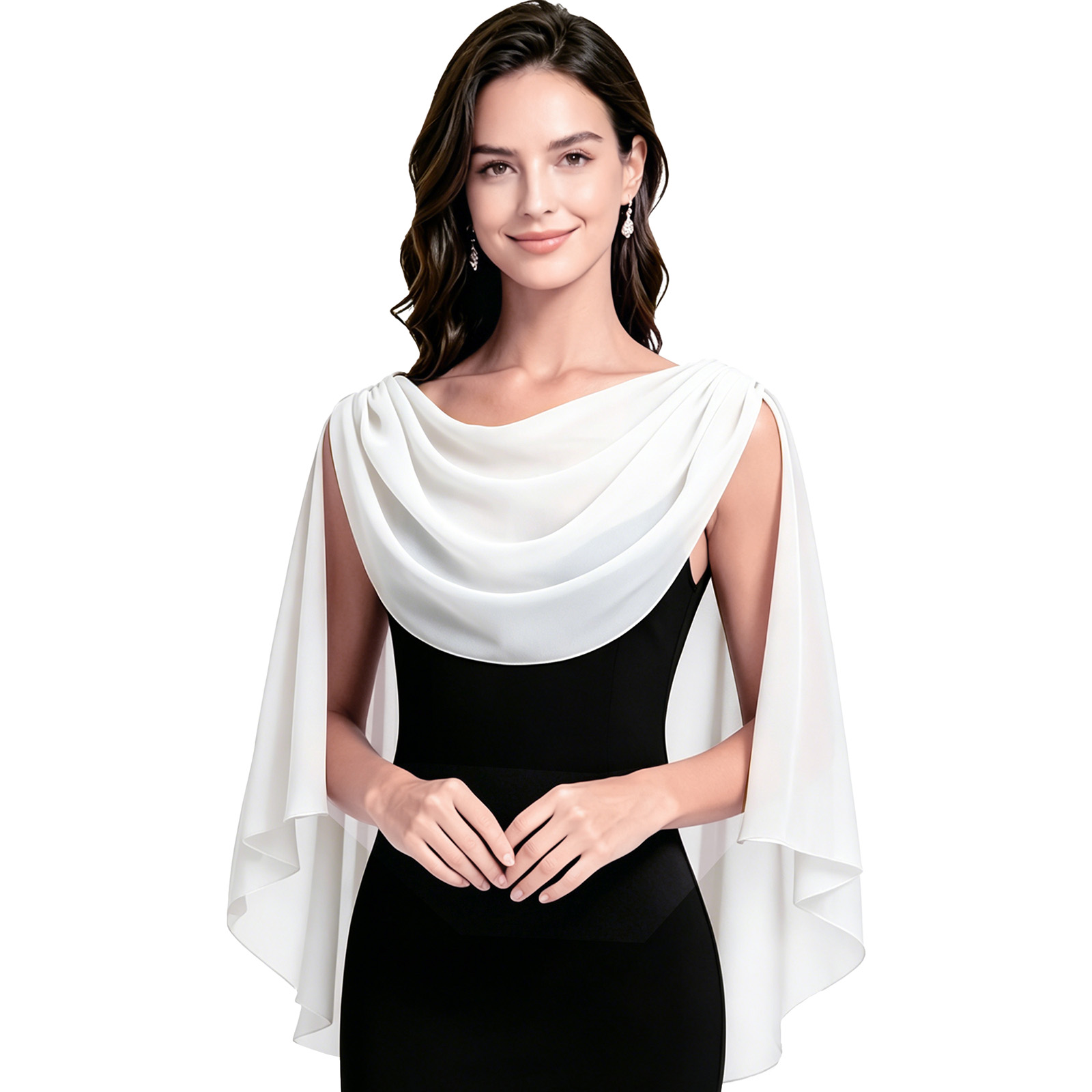 Cowl Neck Shawls Wraps for Wom - Event Suppliers ulasan dan harga