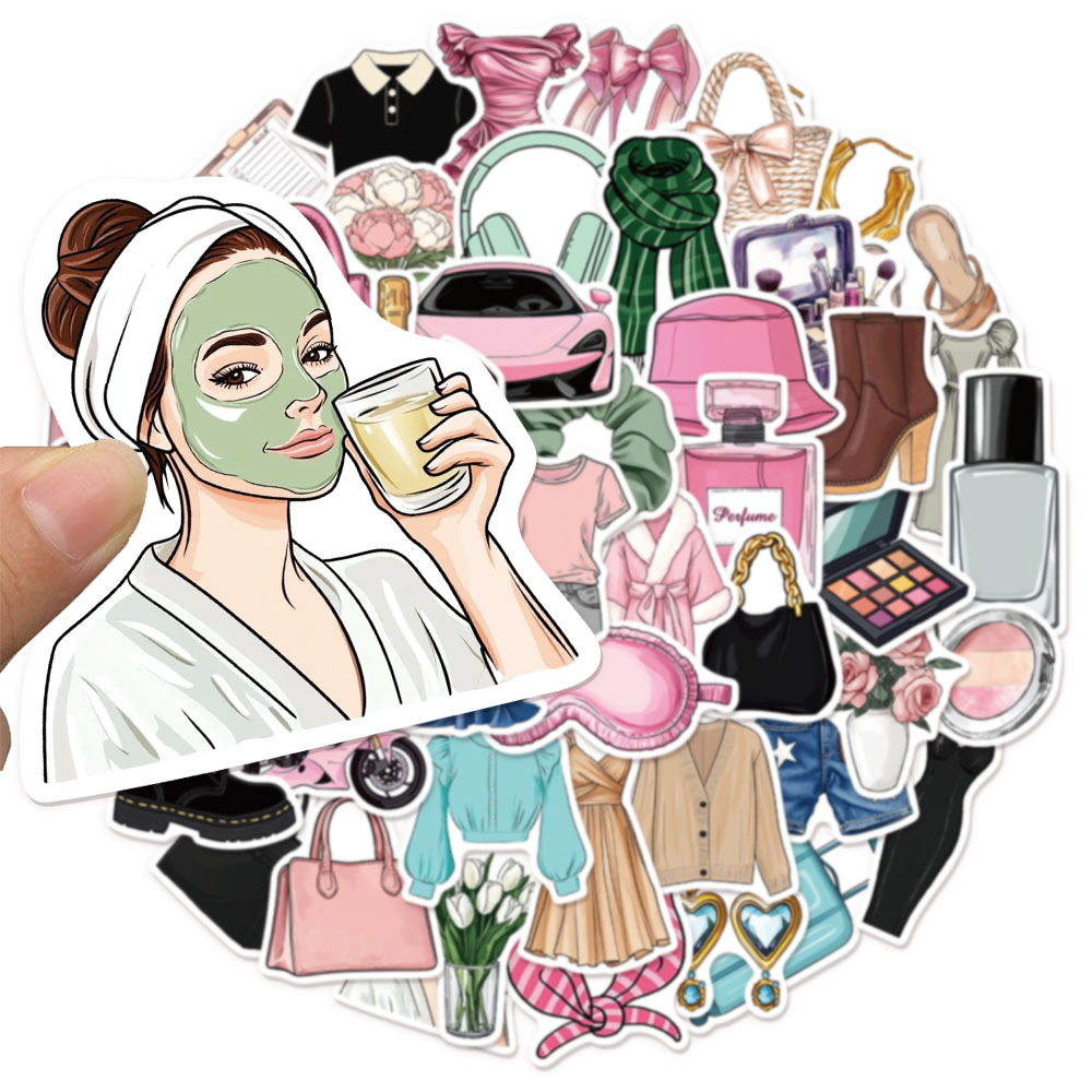 50PCS Theme Series Life Creati - Plastic Cup 50Pcs ulasan dan harga