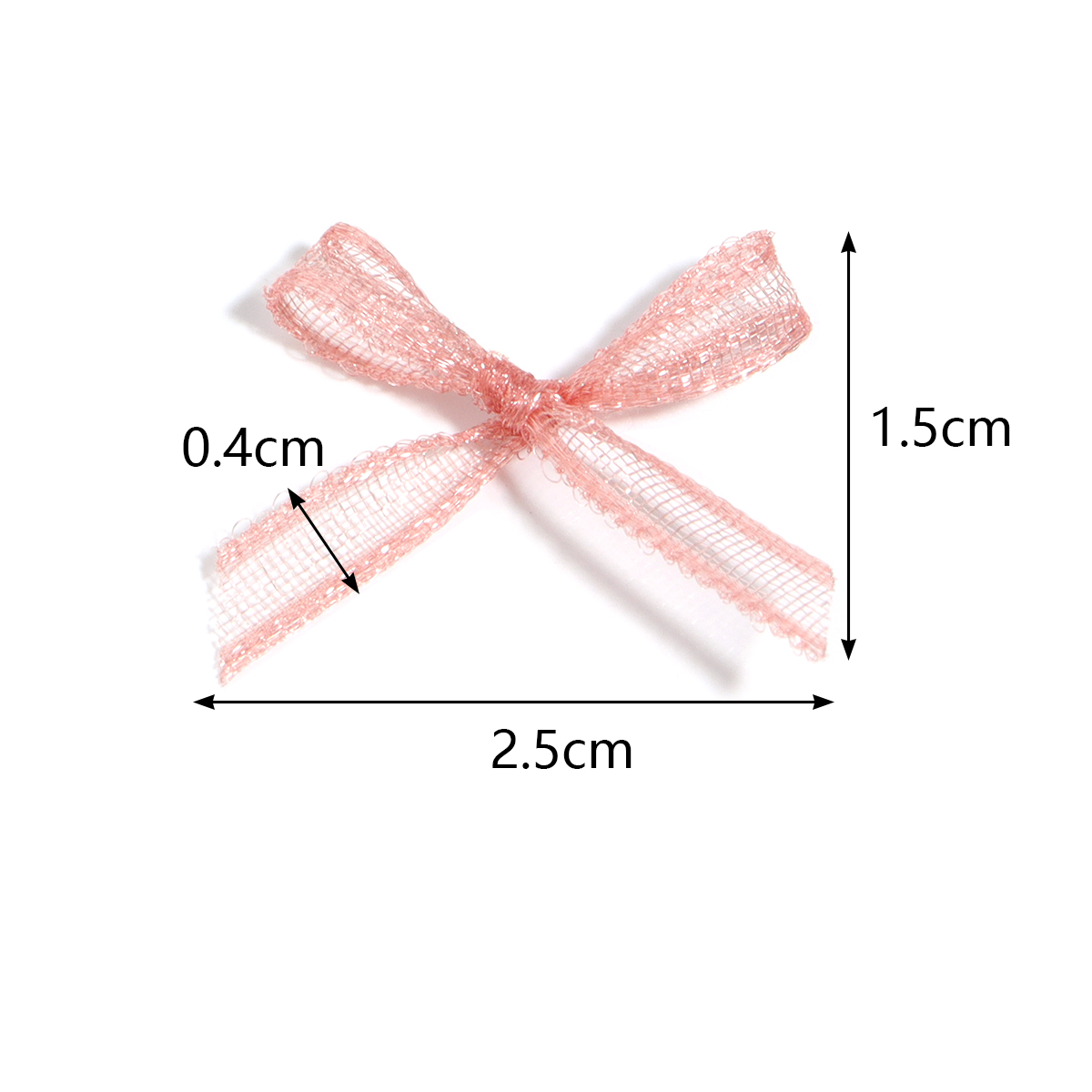 30pcs/lot 2.5x1.5cm Organza Bo - Event Suppliers ulasan dan harga