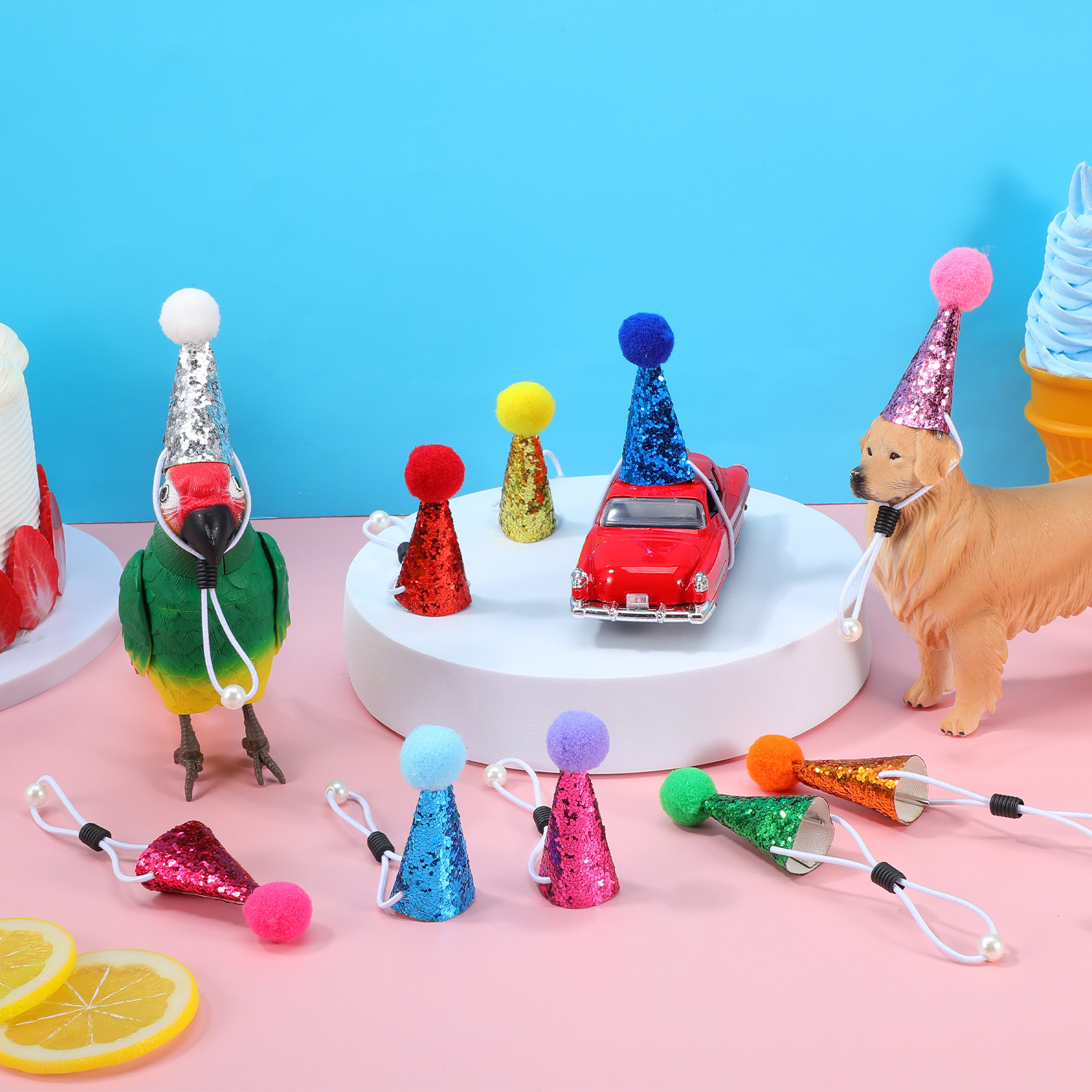 10 pcs Party Hat Birthday Hall - Party Hat Cone ulasan dan harga