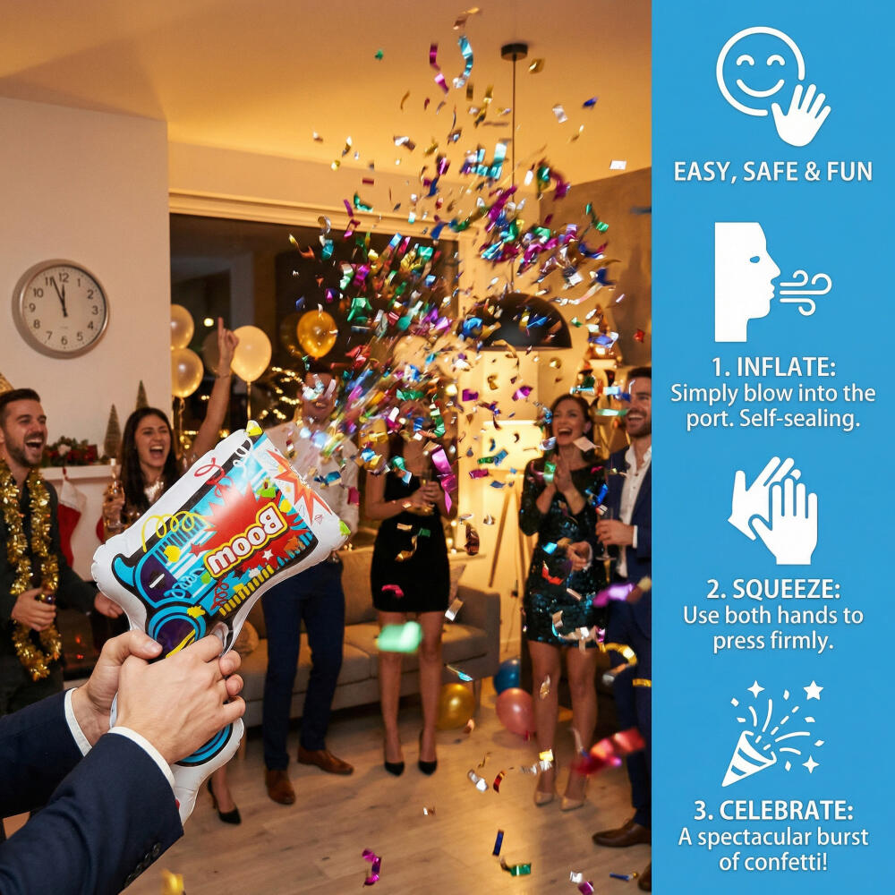 10pcs Inflatable Gift Flower P - Confetti Cannon Tube ulasan dan harga
