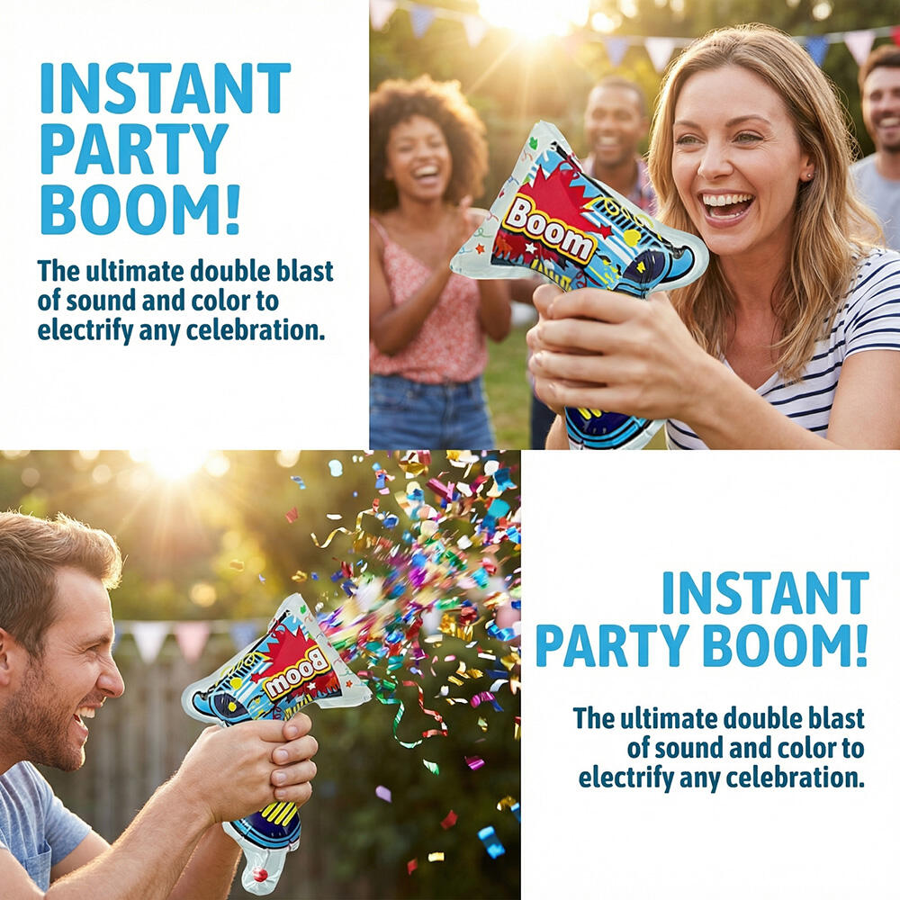 10pcs Inflatable Gift Flower P - Confetti Cannon Tube ulasan dan harga