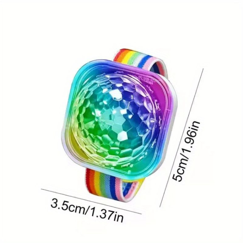 LED Rainbow Wrist Party DJ Lig - Event Party Dj ulasan dan harga