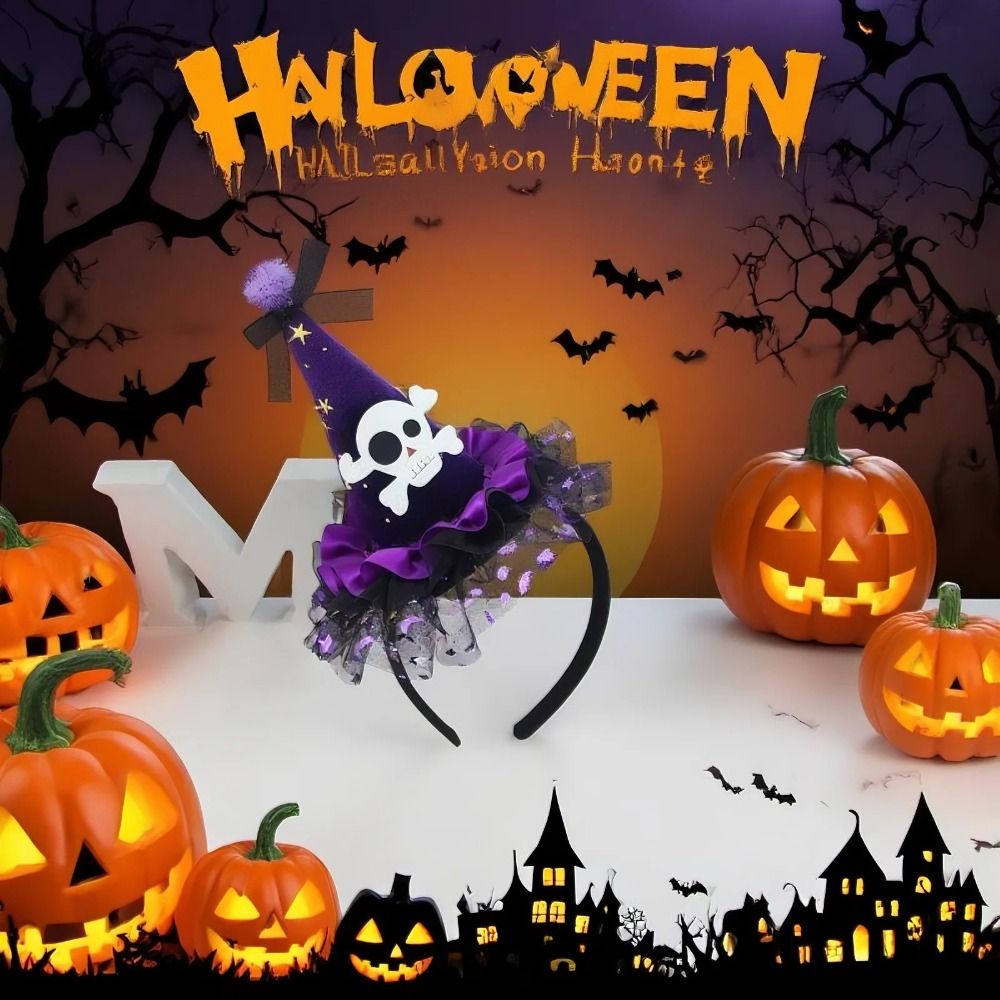 Spider Halloween Witch Hat Hea - Party Hat Cone ulasan dan harga