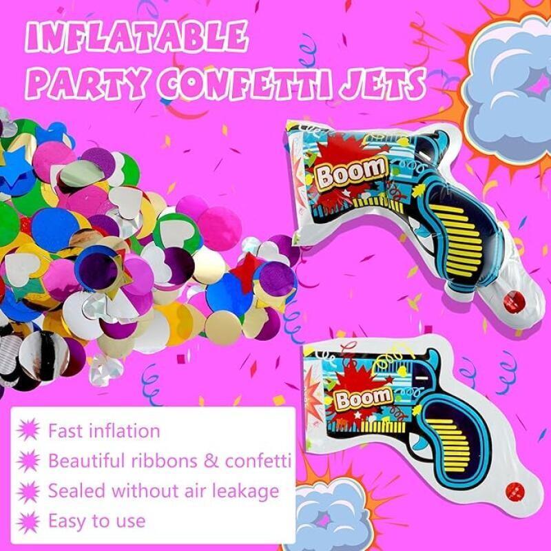 10Pcs Inflatable Boom Confetti - Confetti Cannon Tube ulasan dan harga