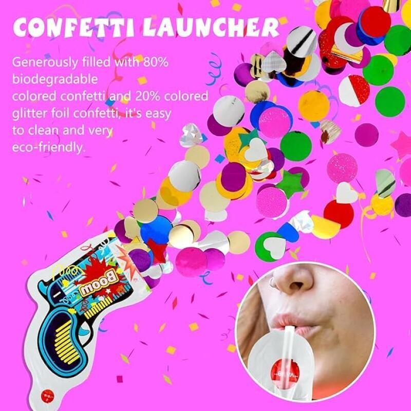 10Pcs Inflatable Boom Confetti - Confetti Cannon Tube ulasan dan harga