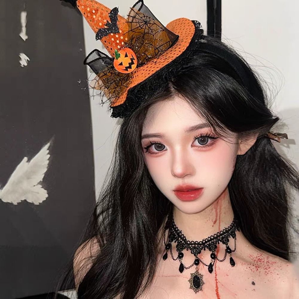 Cute Spider Halloween Witch Ha - Party Hat Cone ulasan dan harga