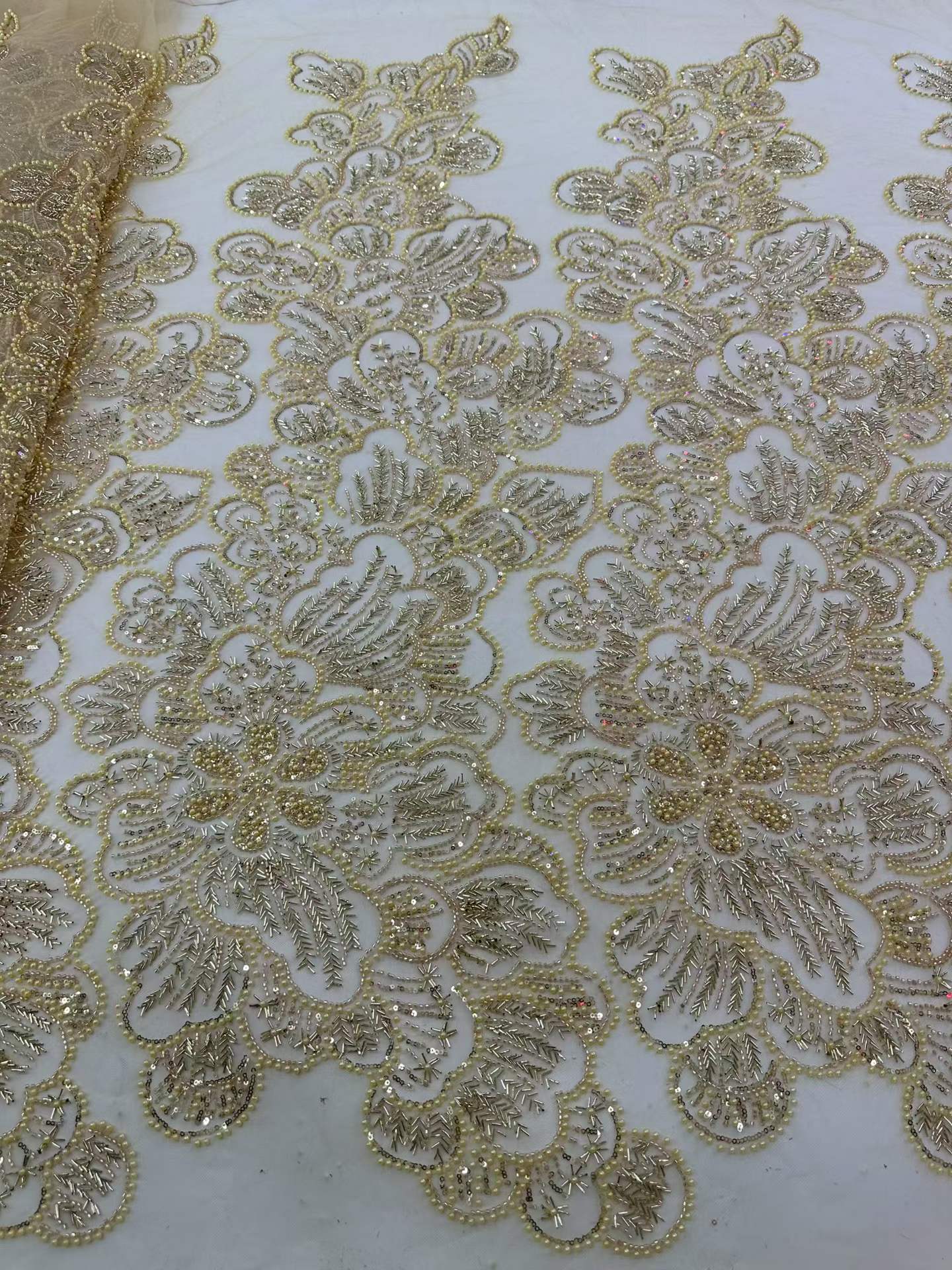 2027 Wedding Dress Fabric, Ele - Glitter Tablecloth ulasan dan harga
