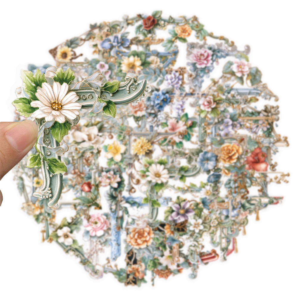 50PCS Creative Flower Photo Fr - Plastic Cup 50Pcs ulasan dan harga